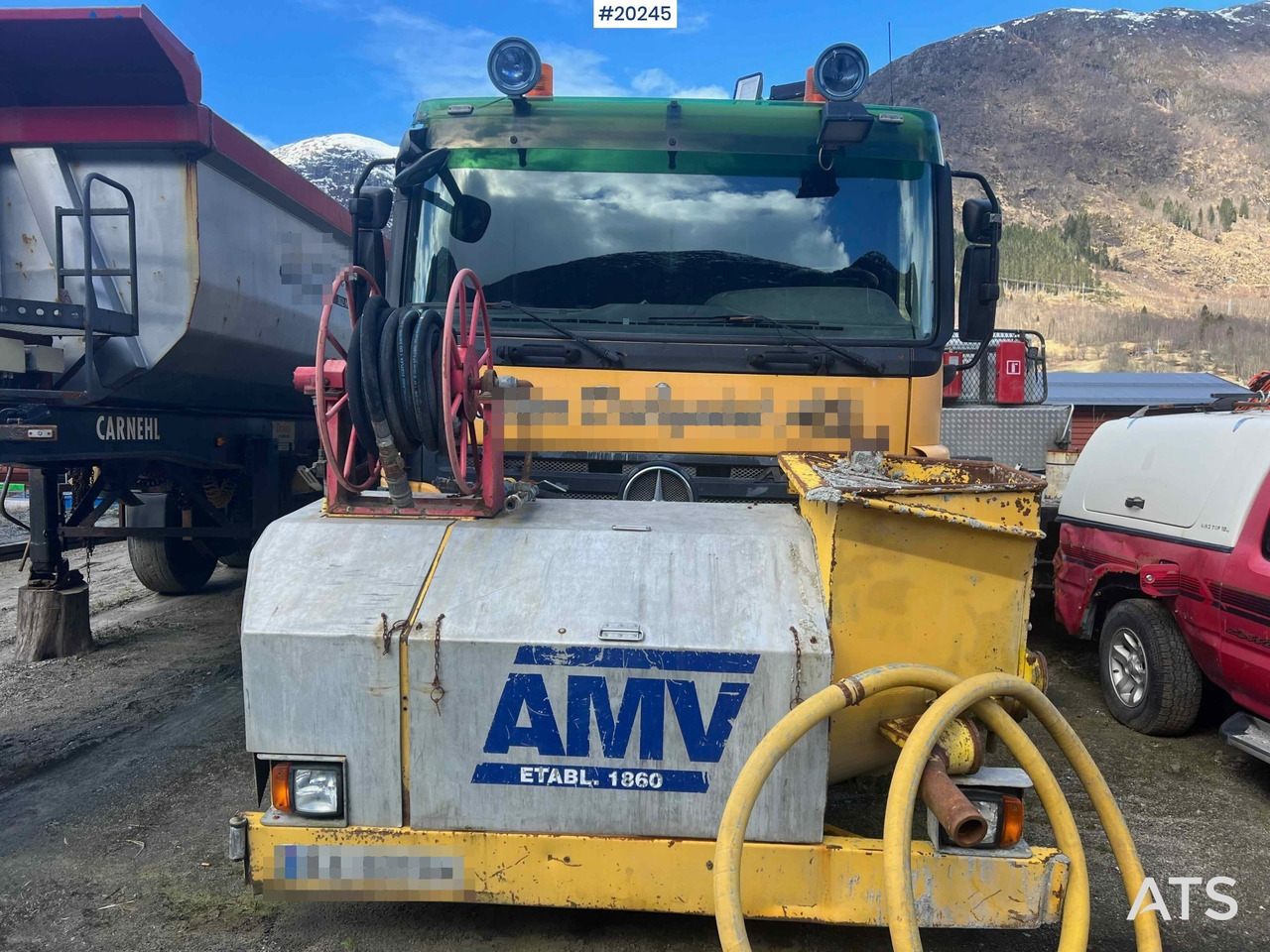 Mercedes Actros 2641 6x4 M/ 2008 AMV 7450 Betong sprøyterigg påbygg - Autočerpadlo: obrázok 2 Mercedes Actros 2641 6x4 M/ 2008 AMV 7450 Betong sprøyterigg påbygg - Autočerpadlo: obrázok 2