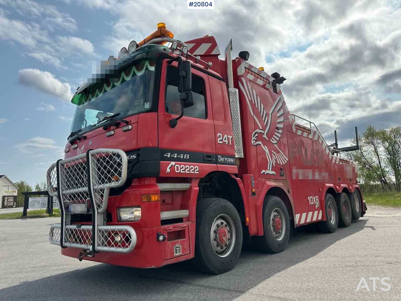 Mercedes Actros 4448 - Odťahovy voz: obrázok 1 Mercedes Actros 4448 - Odťahovy voz: obrázok 1