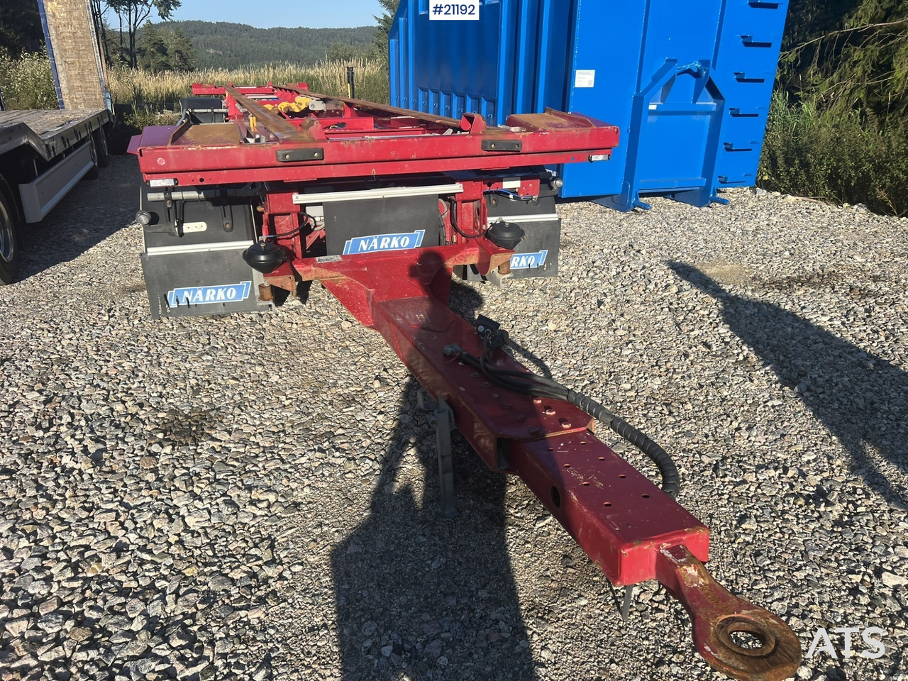 Narko 4 akslet container henger - Hákový/ Ramenový nosič přívěs: obrázok 5 Narko 4 akslet container henger - Hákový/ Ramenový nosič přívěs: obrázok 5