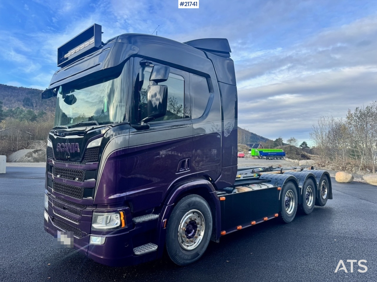 Scania 2018 Scania R580 Tridem Krokbil m/ Kranhydraulikk. Nylakkert! - Hákový nosič kontajnerov: obrázok 2 Scania 2018 Scania R580 Tridem Krokbil m/ Kranhydraulikk. Nylakkert! - Hákový nosič kontajnerov: obrázok 2