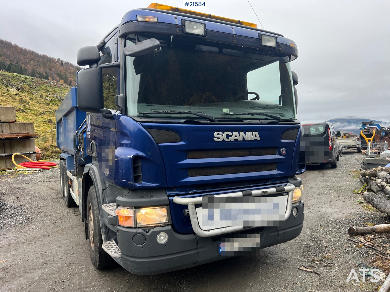 Scania P380 6x2 kranbil m/tipp, m/14t/ og m/Hiab kran - Auto s hydraulickou rukou: obrázok 4 Scania P380 6x2 kranbil m/tipp, m/14t/ og m/Hiab kran - Auto s hydraulickou rukou: obrázok 4