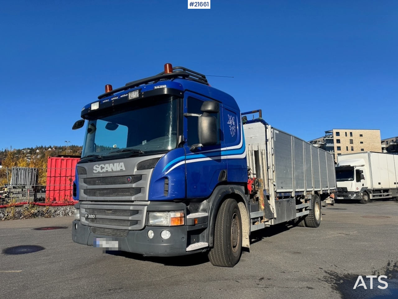 Scania Scania P320 4x2 Kranbil m/ 16,5 t/m Fassi kran og Løftelem. - Auto s hydraulickou rukou: obrázok 1 Scania Scania P320 4x2 Kranbil m/ 16,5 t/m Fassi kran og Løftelem. - Auto s hydraulickou rukou: obrázok 1