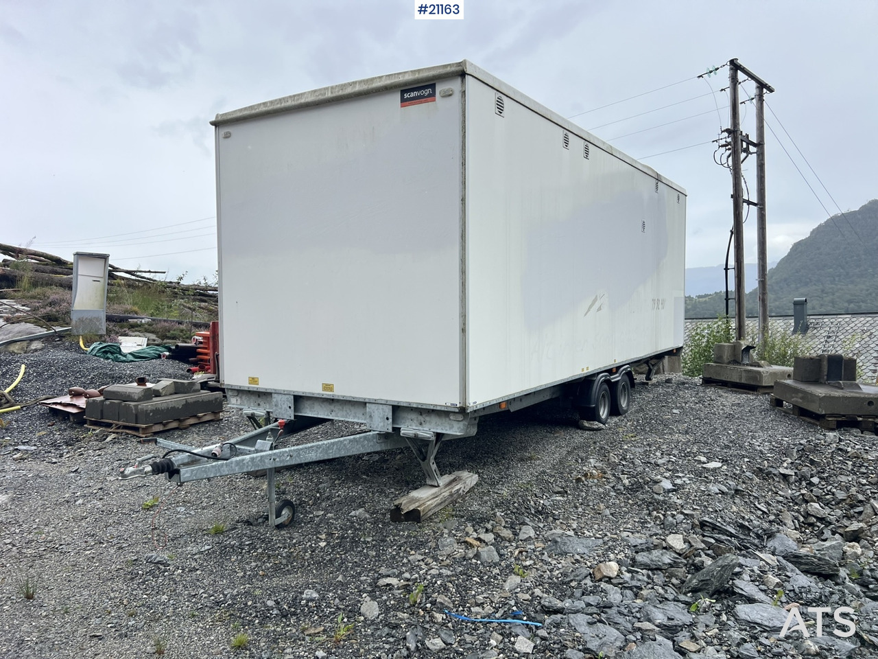 Scanvogn Boligbrakke - Obytný kontajner, Príves: obrázok 1 Scanvogn Boligbrakke - Obytný kontajner, Príves: obrázok 1