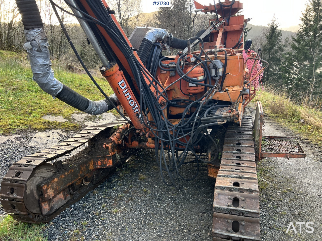 Vrtné príslušenstvo Tamrock DHA400 Borerigg m/ HLR 438L hammer: obrázok 35