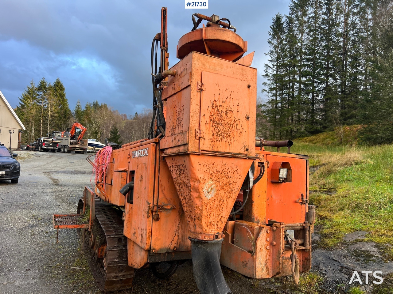 Vrtné príslušenstvo Tamrock DHA400 Borerigg m/ HLR 438L hammer: obrázok 11