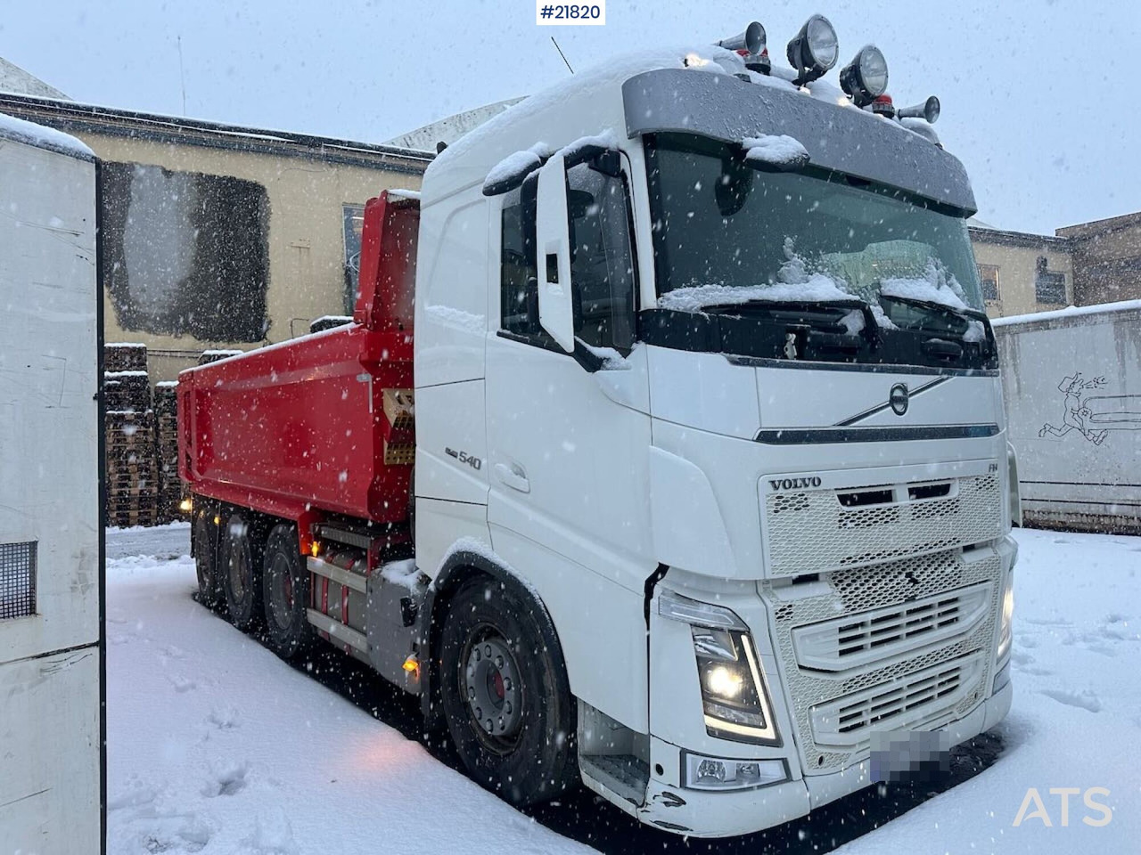 Volvo 2017 Volvo FH540 8x4 tippbil m/ ny dual clutch - Sklápač: obrázok 3 Volvo 2017 Volvo FH540 8x4 tippbil m/ ny dual clutch - Sklápač: obrázok 3