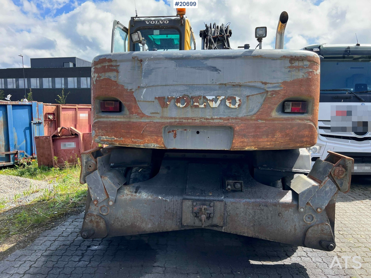 Volvo EW160B hjulmaskin m/ støtte bein og skjær - Kolesový nakladač: obrázok 5 Volvo EW160B hjulmaskin m/ støtte bein og skjær - Kolesový nakladač: obrázok 5