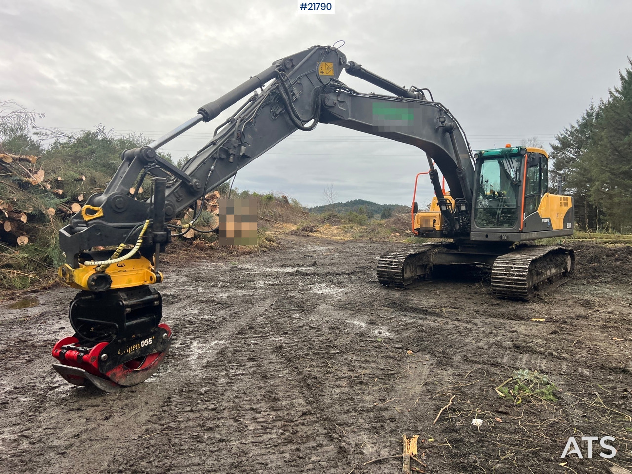 Volvo ec210cl gravemaskin m/ rototilt, pusseskuffe og tannskuffe - Rýpadlo: obrázok 2 Volvo ec210cl gravemaskin m/ rototilt, pusseskuffe og tannskuffe - Rýpadlo: obrázok 2