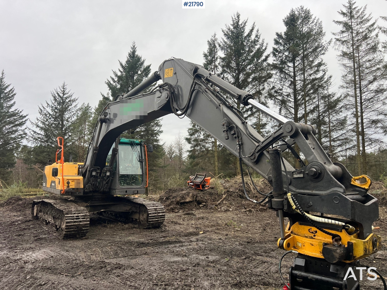 Volvo ec210cl gravemaskin m/ rototilt, pusseskuffe og tannskuffe - Rýpadlo: obrázok 5 Volvo ec210cl gravemaskin m/ rototilt, pusseskuffe og tannskuffe - Rýpadlo: obrázok 5
