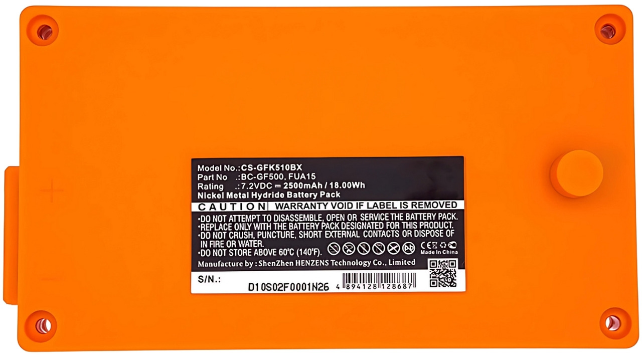 Compatible battery Gross Funk 100-001-885,BC-GF500, FUA15, FUA50 - Akumulátor pre Hydraulická ruka: obrázok 4 Compatible battery Gross Funk 100-001-885,BC-GF500, FUA15, FUA50 - Akumulátor pre Hydraulická ruka: obrázok 4