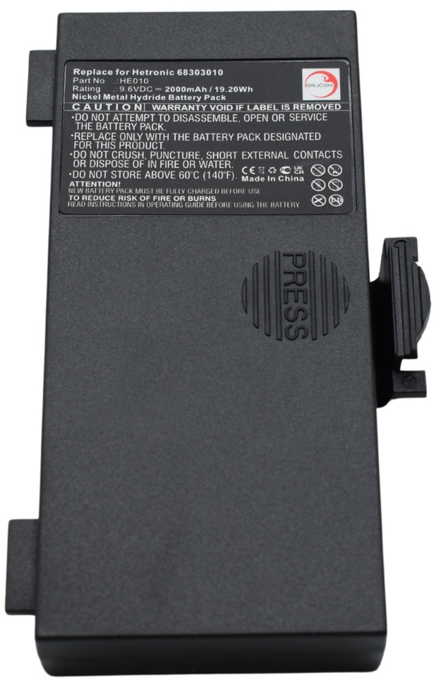 Compatible battery Hetronic 68303000, 68303010, FBH-1200, FUA-07, HE010 - Akumulátor pre Hydraulická ruka: obrázok 3 Compatible battery Hetronic 68303000, 68303010, FBH-1200, FUA-07, HE010 - Akumulátor pre Hydraulická ruka: obrázok 3