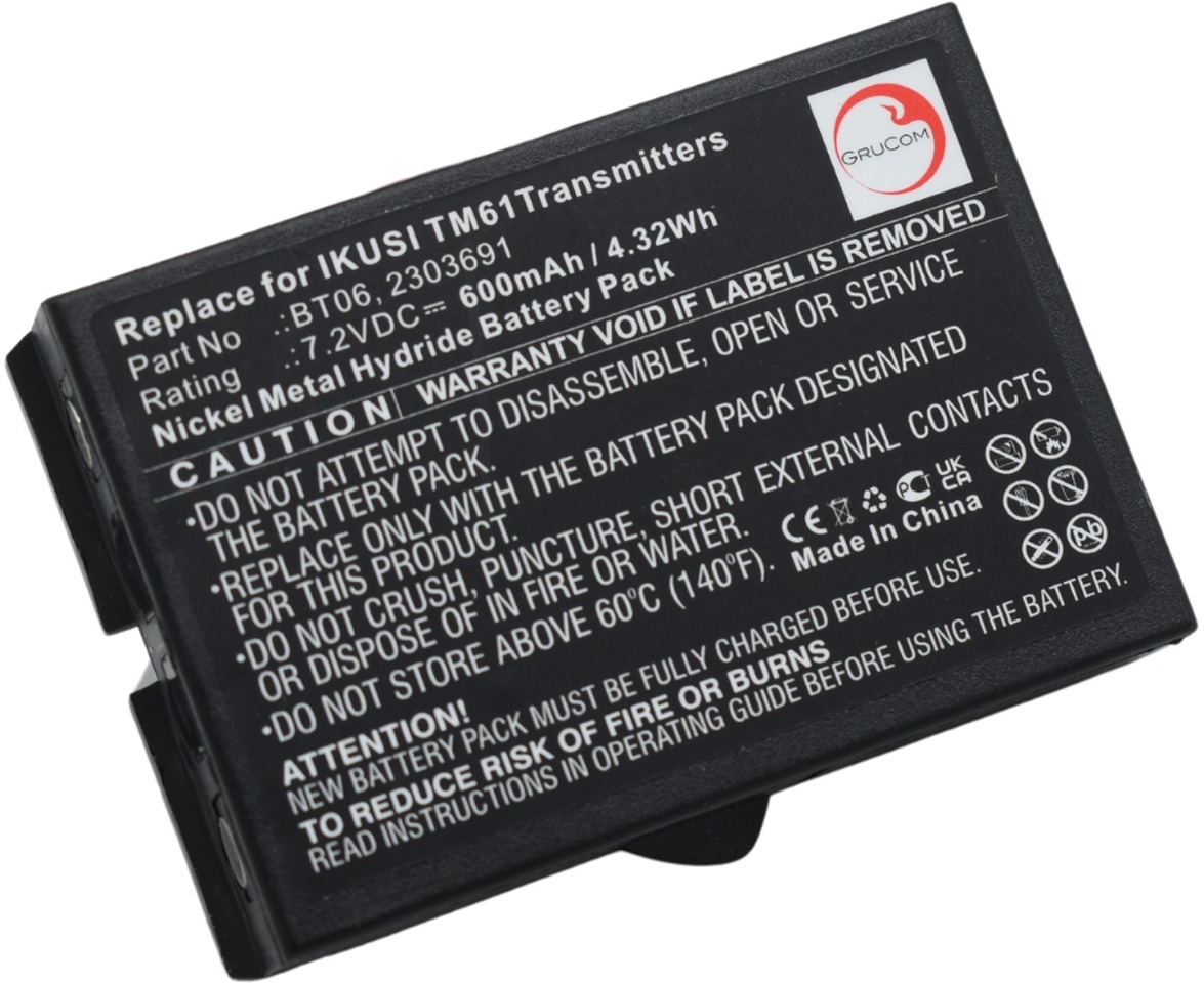 Compatible battery Ikusi 2303691, BT06 - Akumulátor pre Hydraulická ruka: obrázok 3 Compatible battery Ikusi 2303691, BT06 - Akumulátor pre Hydraulická ruka: obrázok 3