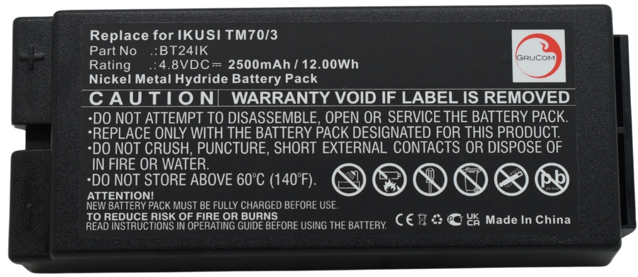 Compatible battery Ikusi 2305271, BT24IK - Akumulátor pre Hydraulická ruka: obrázok 3 Compatible battery Ikusi 2305271, BT24IK - Akumulátor pre Hydraulická ruka: obrázok 3