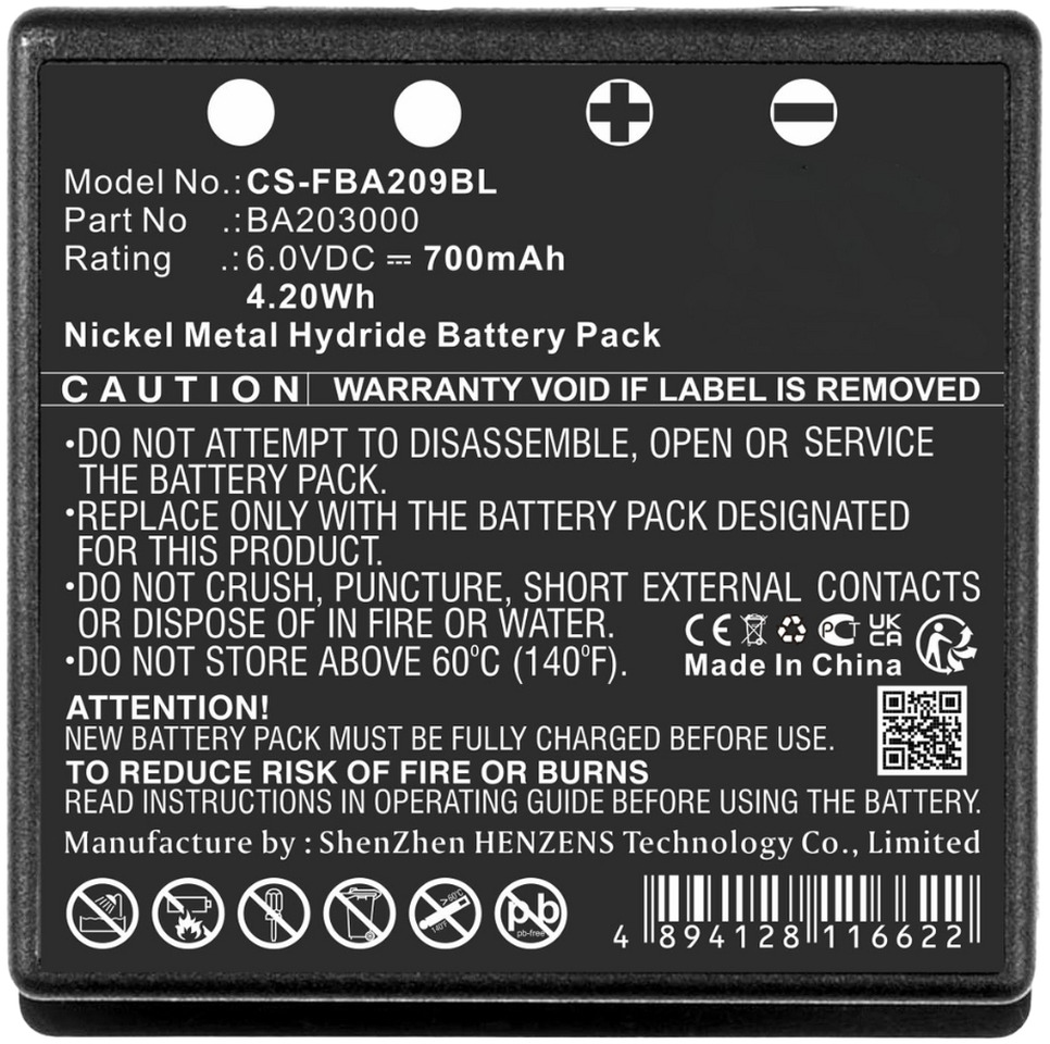 HBC compatible battery BA209000, BA209060, BA209061 - Akumulátor pre Hydraulická ruka: obrázok 5 HBC compatible battery BA209000, BA209060, BA209061 - Akumulátor pre Hydraulická ruka: obrázok 5