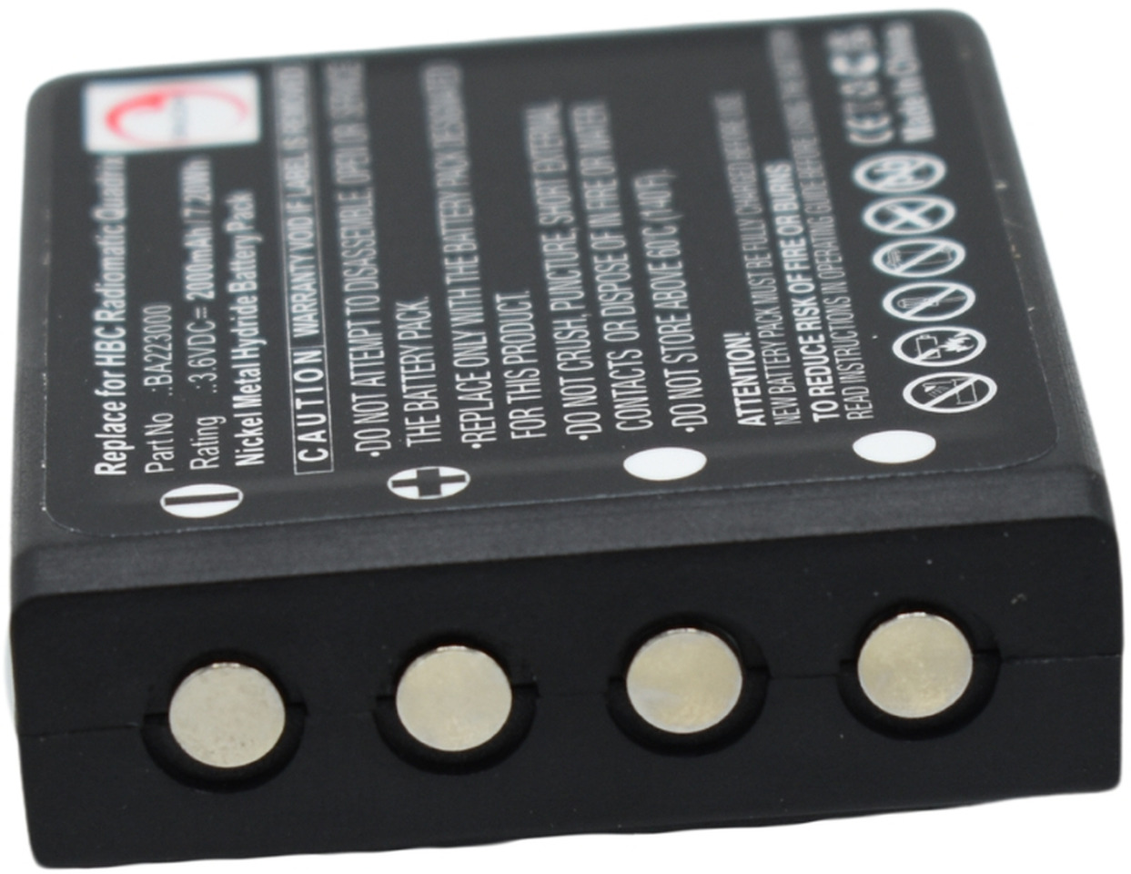HBC compatible battery BA223000, BA223030, FUB6 - Akumulátor pre Hydraulická ruka: obrázok 4 HBC compatible battery BA223000, BA223030, FUB6 - Akumulátor pre Hydraulická ruka: obrázok 4