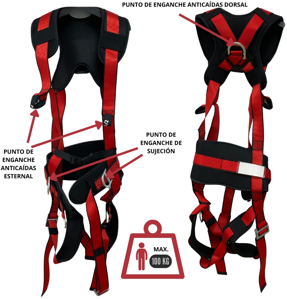 SAFETY HARNESS FARNE00028 - Príslušenstvo pre Hydraulická ruka: obrázok 3 SAFETY HARNESS FARNE00028 - Príslušenstvo pre Hydraulická ruka: obrázok 3