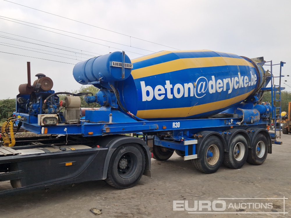 2001 Kumlin SF37.5 3 Axle Concrete Mixer Trailer (German Reg. Docs. Available) - Náves s domiešavačom: obrázok 1 2001 Kumlin SF37.5 3 Axle Concrete Mixer Trailer (German Reg. Docs. Available) - Náves s domiešavačom: obrázok 1