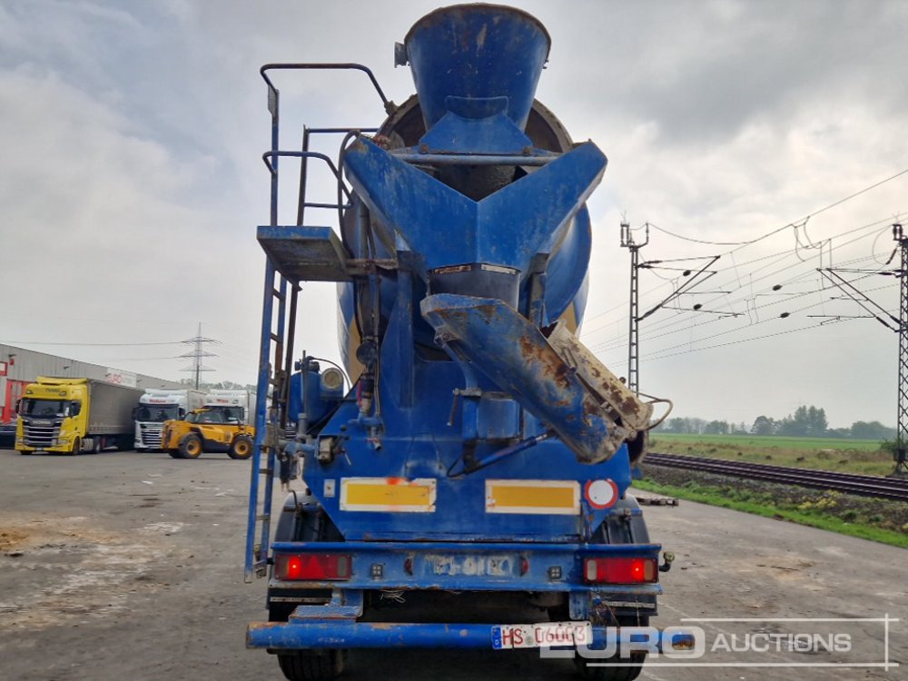 2001 Kumlin SF37.5 3 Axle Concrete Mixer Trailer (German Reg. Docs. Available) - Náves s domiešavačom: obrázok 4 2001 Kumlin SF37.5 3 Axle Concrete Mixer Trailer (German Reg. Docs. Available) - Náves s domiešavačom: obrázok 4