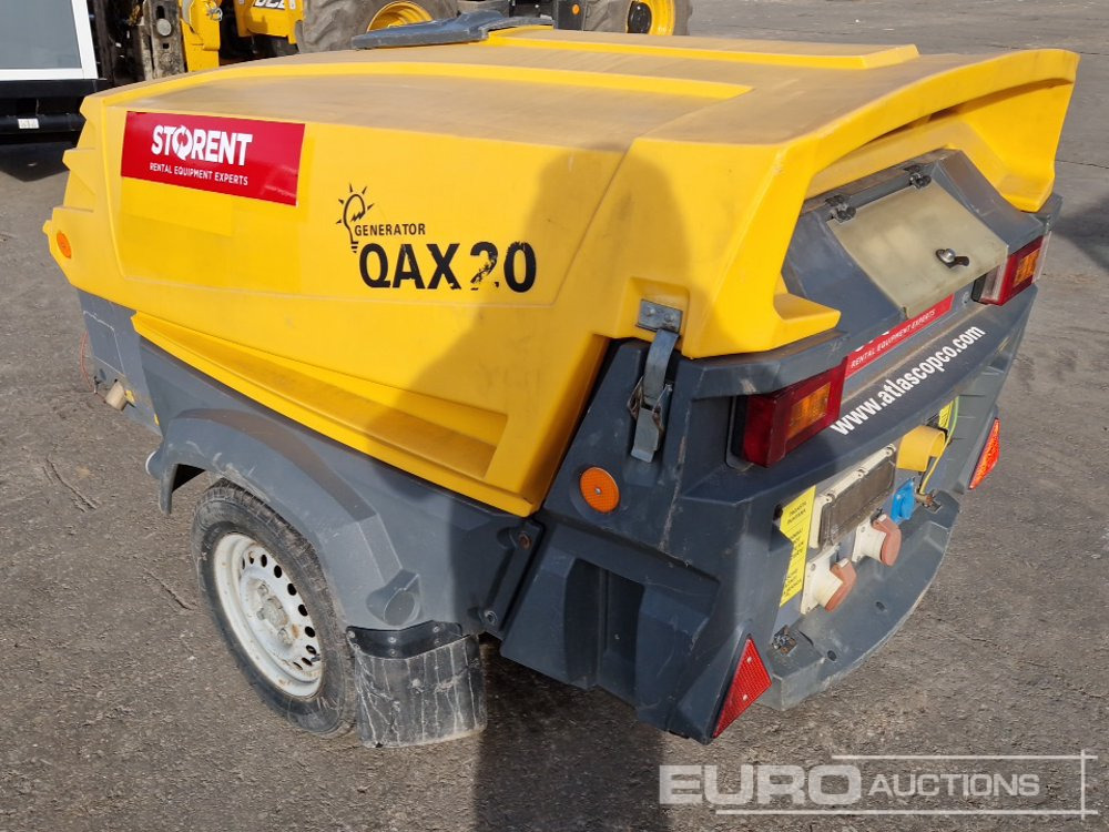 2015 Atlas Copco QAX 20 - Elektrický generátor: obrázok 2 2015 Atlas Copco QAX 20 - Elektrický generátor: obrázok 2