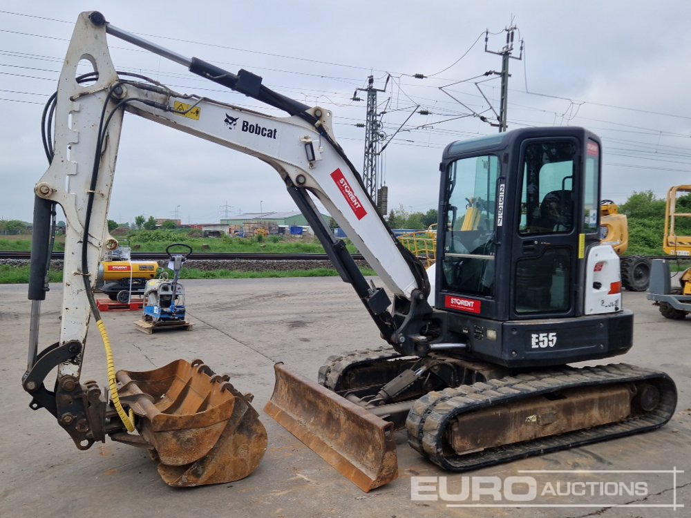 2015 Bobcat E55 - Mini rýpadlo: obrázok 1 2015 Bobcat E55 - Mini rýpadlo: obrázok 1