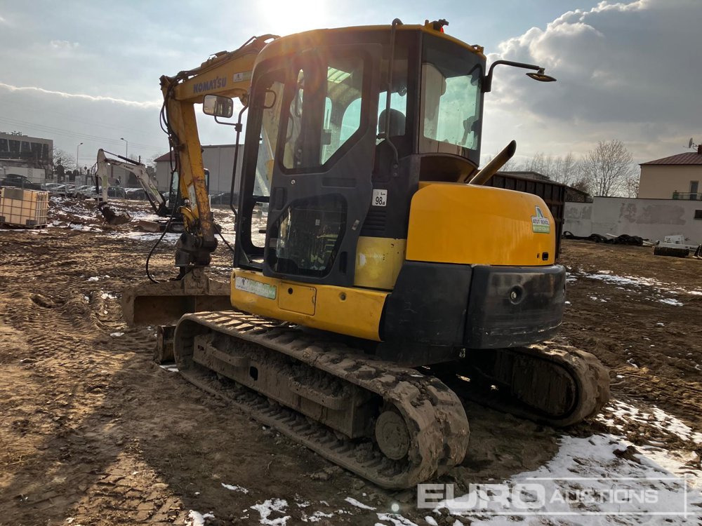2015 Komatsu PC80MR-3 - Mini rýpadlo: obrázok 2 2015 Komatsu PC80MR-3 - Mini rýpadlo: obrázok 2