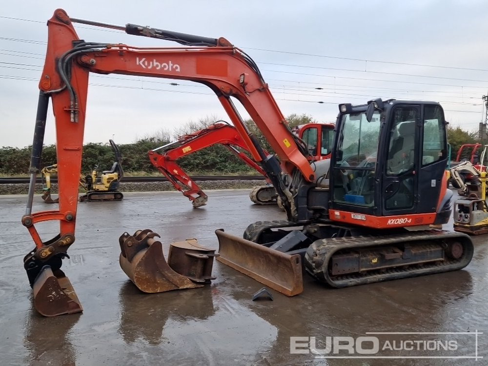 2015 Kubota KX080-4 - Mini rýpadlo: obrázok 1 2015 Kubota KX080-4 - Mini rýpadlo: obrázok 1