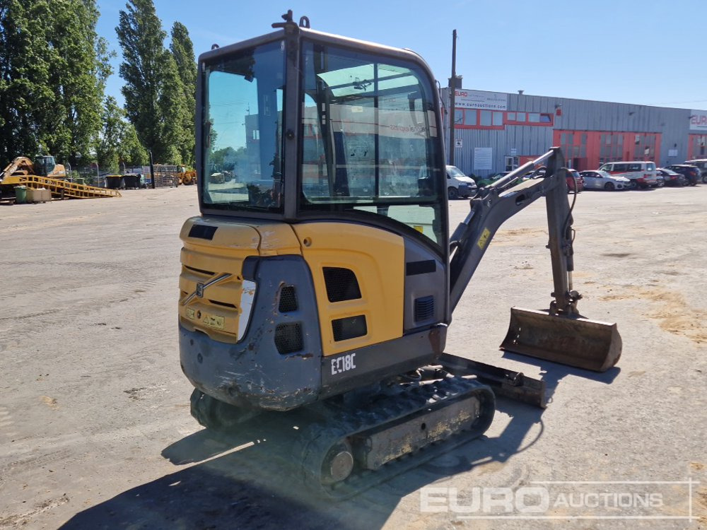 2015 Volvo EC18C - Mini rýpadlo: obrázok 5 2015 Volvo EC18C - Mini rýpadlo: obrázok 5