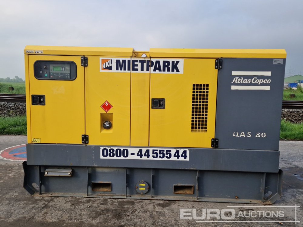 2017 Atlas Copco QAS80 ST3 - Elektrický generátor: obrázok 2 2017 Atlas Copco QAS80 ST3 - Elektrický generátor: obrázok 2
