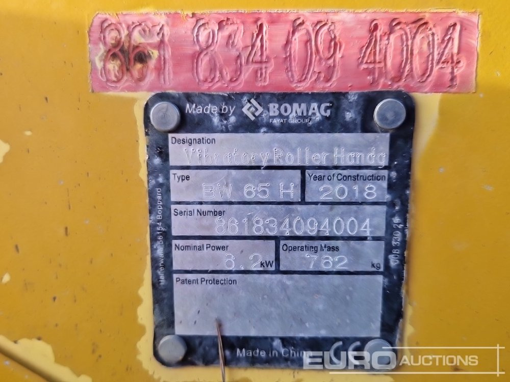 Asfaltovací stroj 2018 Bomag BW65H: obrázok 12