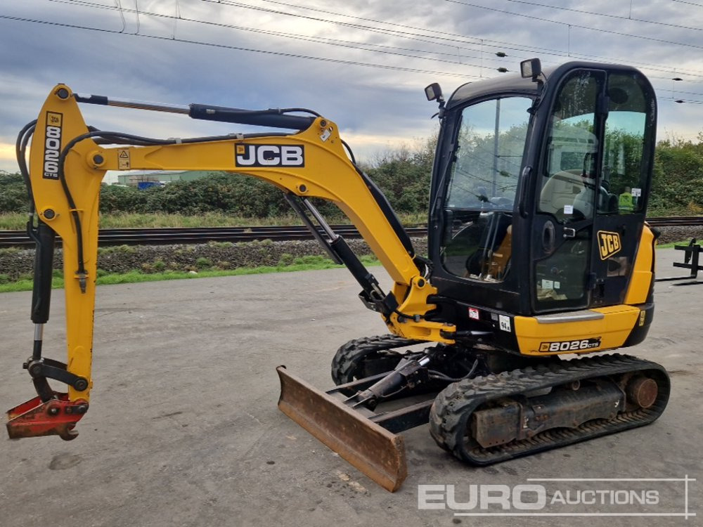 2018 JCB 8026 CTS - Mini rýpadlo: obrázok 1 2018 JCB 8026 CTS - Mini rýpadlo: obrázok 1