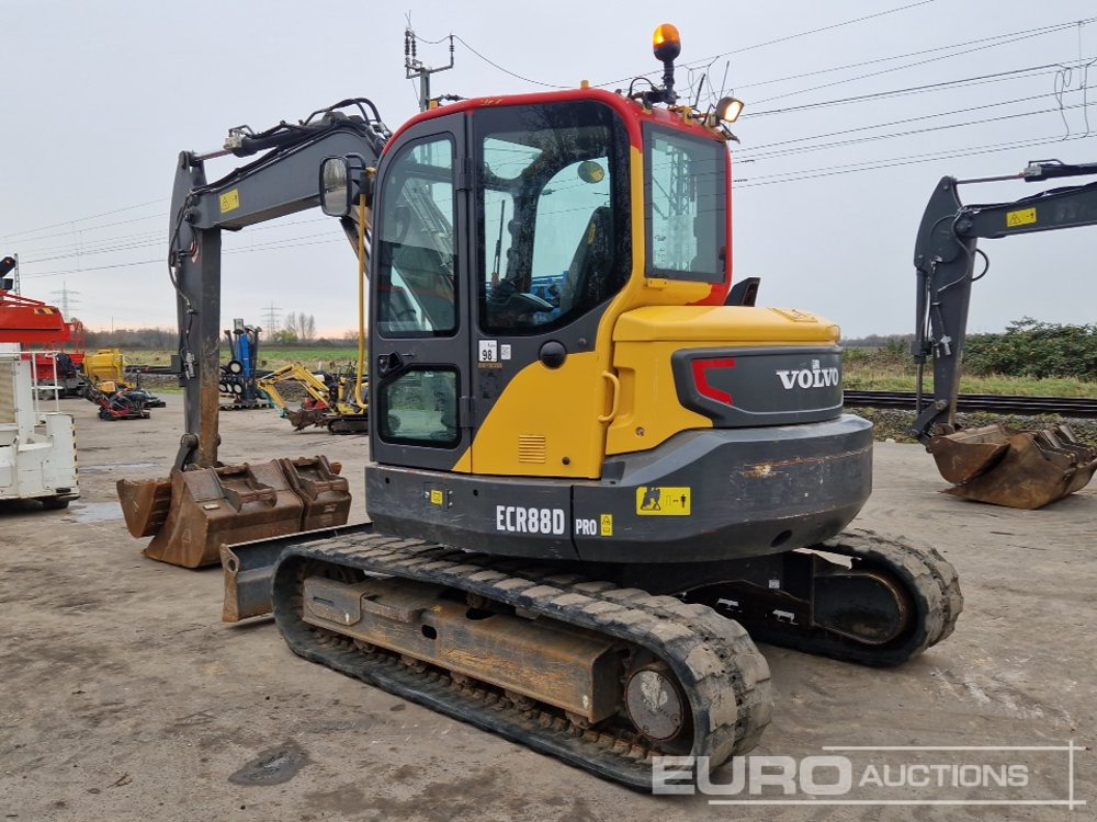 2021 Volvo ECR88D - Mini rýpadlo: obrázok 3 2021 Volvo ECR88D - Mini rýpadlo: obrázok 3