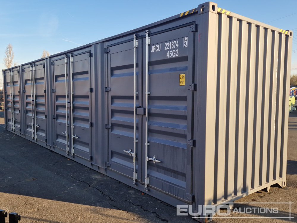 2025 40' HQ Container, One Side 4 Doors, One End Door, Lock Box, Side Forklift Pockets - Lodny kontajner: obrázok 4 2025 40' HQ Container, One Side 4 Doors, One End Door, Lock Box, Side Forklift Pockets - Lodny kontajner: obrázok 4