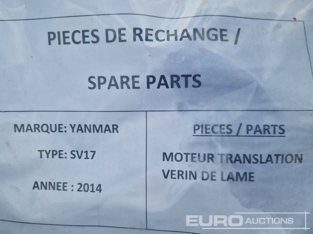 Náhradný diel pre Rýpadlo Final Drive (2 of) + Cylinder to suit Yanmar SV17: obrázok 7