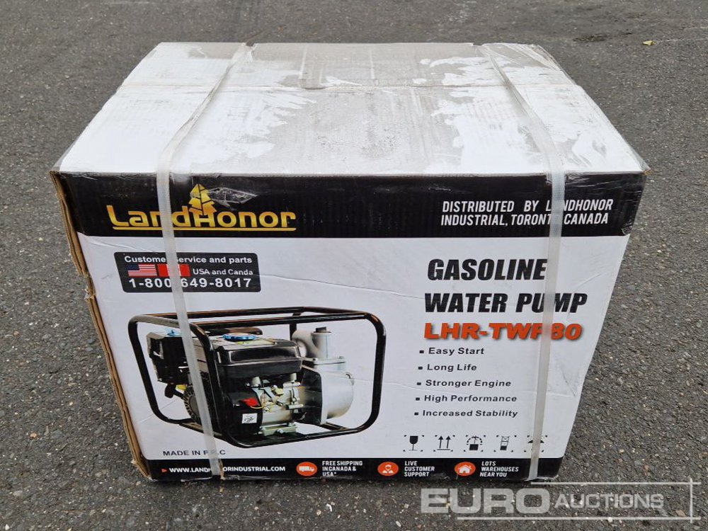Unused LHR-TWP80 3" Semi Trash Water Pump - Čerpadlo na vodu: obrázok 2 Unused LHR-TWP80 3" Semi Trash Water Pump - Čerpadlo na vodu: obrázok 2