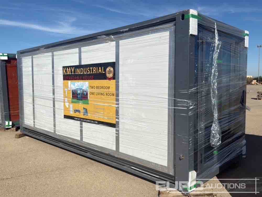 2025 KMY Industrial Expandable Container House, Two Bedrooms, One Living Room, C/W Shower Room, Wash Basin, Toilet, L-Shaped Cabinet - Obytný kontajner: obrázok 4 2025 KMY Industrial Expandable Container House, Two Bedrooms, One Living Room, C/W Shower Room, Wash Basin, Toilet, L-Shaped Cabinet - Obytný kontajner: obrázok 4