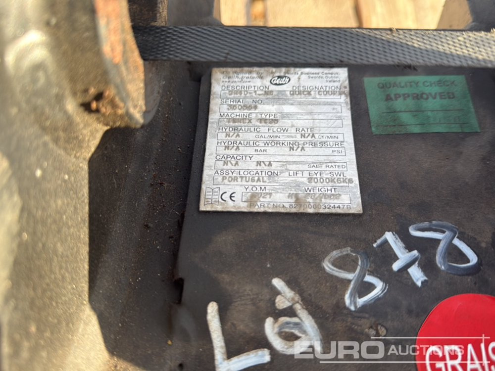 Rýchloupínacia zariadenia Geith Manual Coupler 35mm Pin to suit 3.5 Ton Excavator: obrázok 6 Rýchloupínacia zariadenia Geith Manual Coupler 35mm Pin to suit 3.5 Ton Excavator: obrázok 6