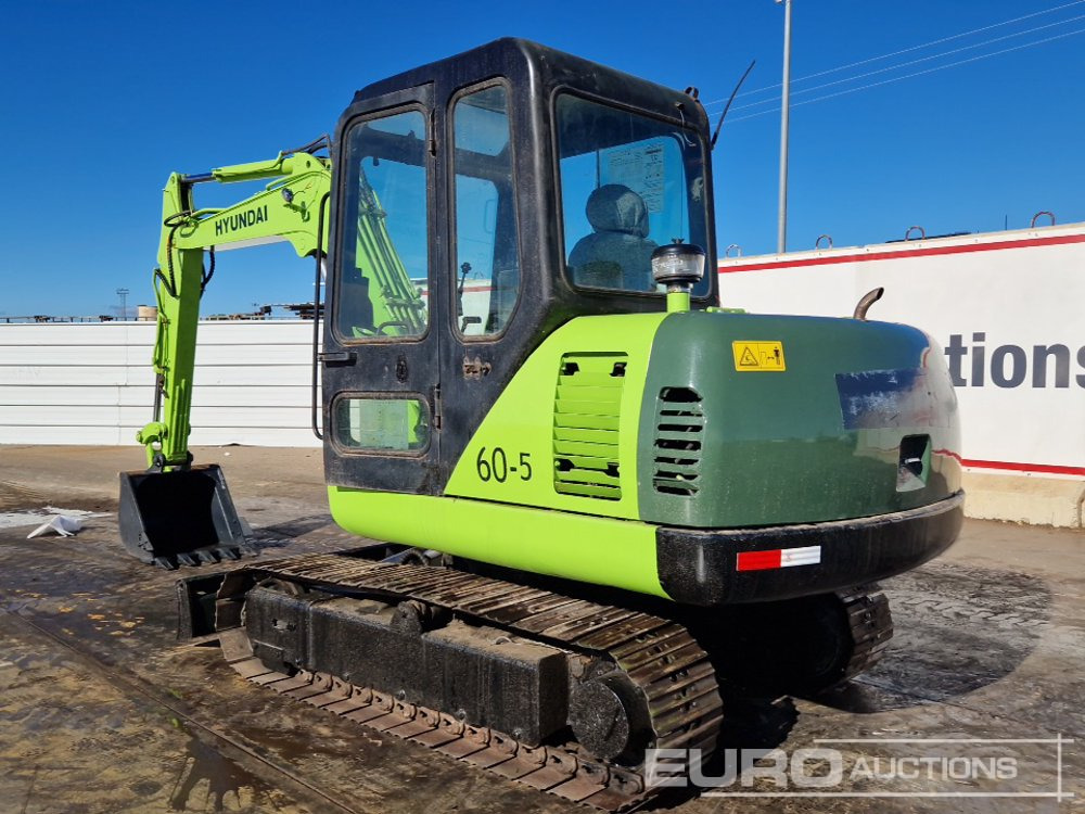 Hyundai ROBEX60-5 - Mini rýpadlo: obrázok 3 Hyundai ROBEX60-5 - Mini rýpadlo: obrázok 3