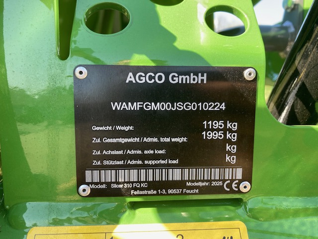 Fendt Slicer 310 FQ KC - Kosačka: obrázok 2 Fendt Slicer 310 FQ KC - Kosačka: obrázok 2