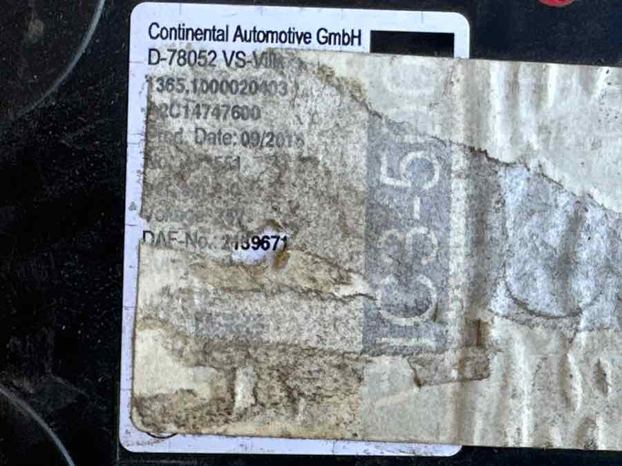 DAF ECU VIC 2139671 - Elektrický systém pre Nákladné auto: obrázok 3 DAF ECU VIC 2139671 - Elektrický systém pre Nákladné auto: obrázok 3