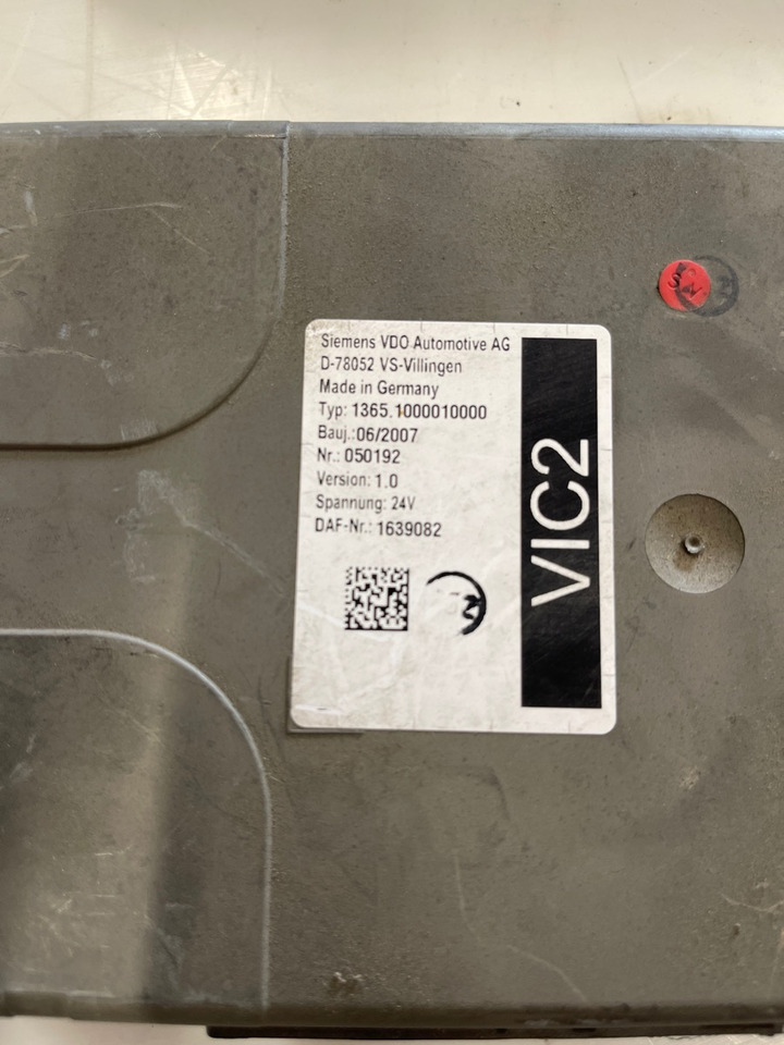 DAF VIC2 1639082 - Elektrický systém pre Nákladné auto: obrázok 1 DAF VIC2 1639082 - Elektrický systém pre Nákladné auto: obrázok 1