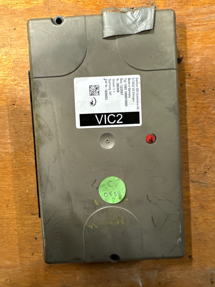 DAF VIC2 1639082 - Elektrický systém pre Nákladné auto: obrázok 1 DAF VIC2 1639082 - Elektrický systém pre Nákladné auto: obrázok 1