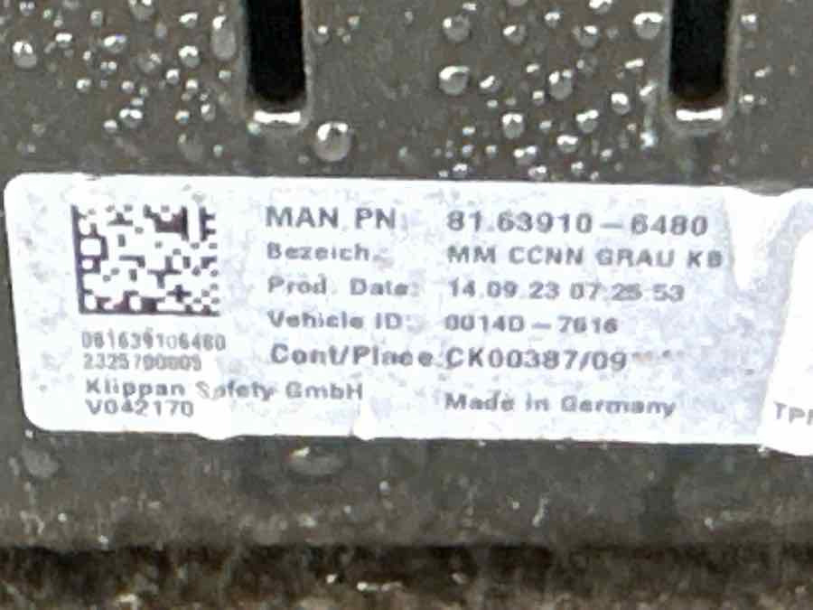MAN FRIDGE 81.63910-6480 - Kabína a interiér pre Nákladné auto: obrázok 4 MAN FRIDGE 81.63910-6480 - Kabína a interiér pre Nákladné auto: obrázok 4