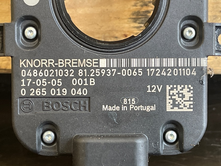 MAN STEERING SENSOR 81.25937-0065 - Riadenia pre Nákladné auto: obrázok 3 MAN STEERING SENSOR 81.25937-0065 - Riadenia pre Nákladné auto: obrázok 3