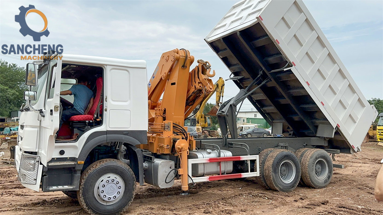 SINOTRUK Howo 371 6x4 crane truck - Auto s hydraulickou rukou: obrázok 5 SINOTRUK Howo 371 6x4 crane truck - Auto s hydraulickou rukou: obrázok 5