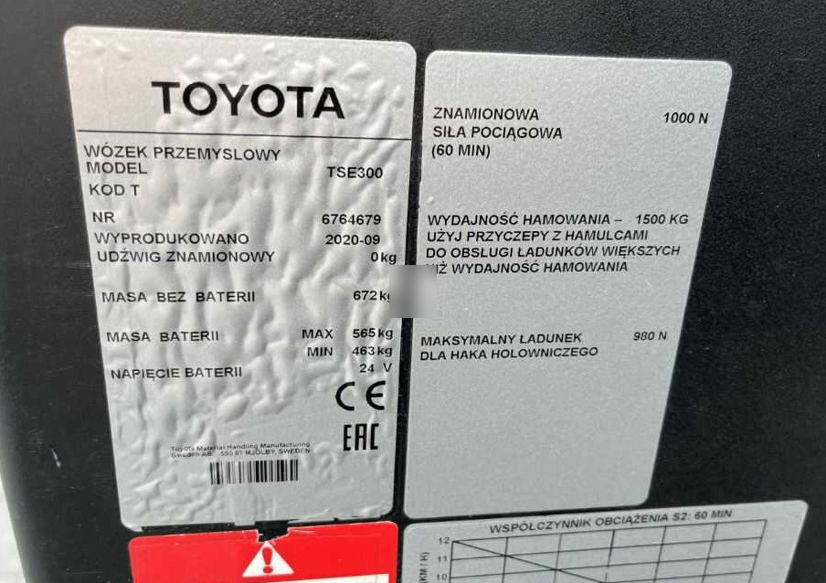BT TSE300 - Elektricky tahač: obrázok 4 BT TSE300 - Elektricky tahač: obrázok 4
