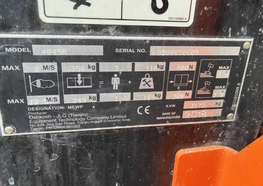 JLG 4045R - Samohybná plošiny: obrázok 4 JLG 4045R - Samohybná plošiny: obrázok 4