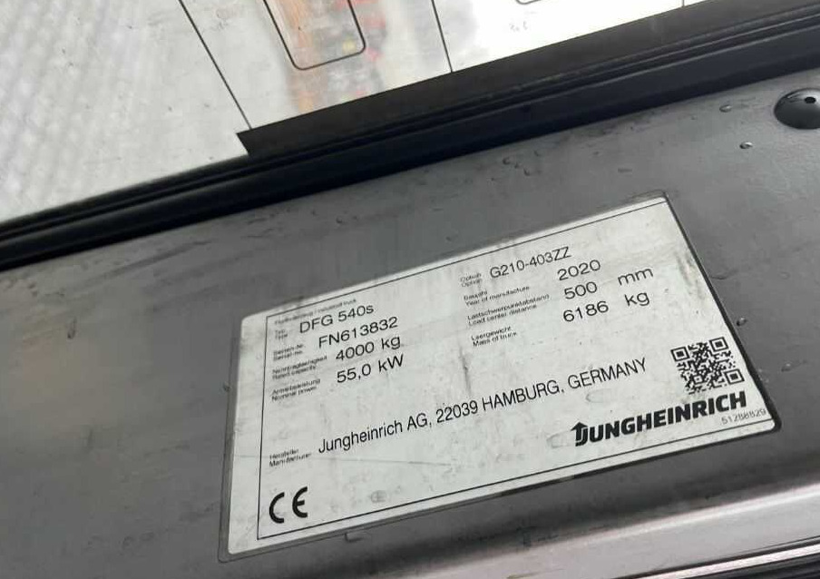 Jungheinrich DFG540s - Dieselový vysokozdvižný vozík: obrázok 4 Jungheinrich DFG540s - Dieselový vysokozdvižný vozík: obrázok 4