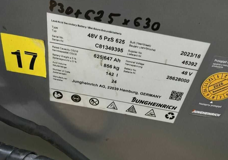 Jungheinrich EFG216k - Elektrický vysokozdvižný vozík: obrázok 5 Jungheinrich EFG216k - Elektrický vysokozdvižný vozík: obrázok 5