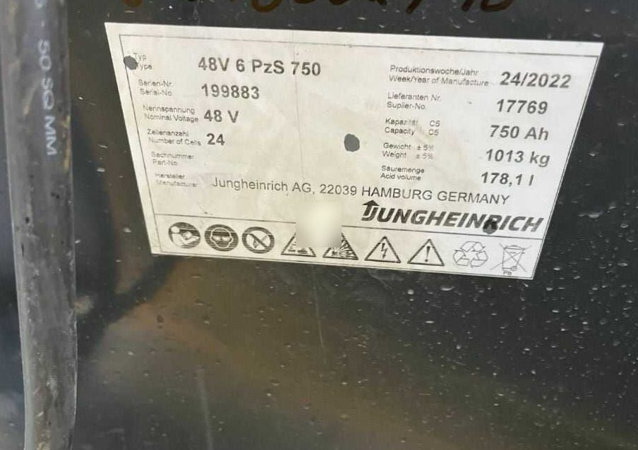 Jungheinrich EFG220 - Elektrický vysokozdvižný vozík: obrázok 5 Jungheinrich EFG220 - Elektrický vysokozdvižný vozík: obrázok 5