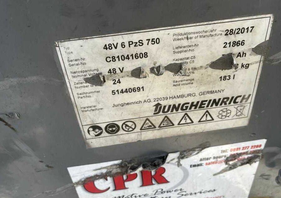 Jungheinrich EFG318 - Elektrický vysokozdvižný vozík: obrázok 5 Jungheinrich EFG318 - Elektrický vysokozdvižný vozík: obrázok 5
